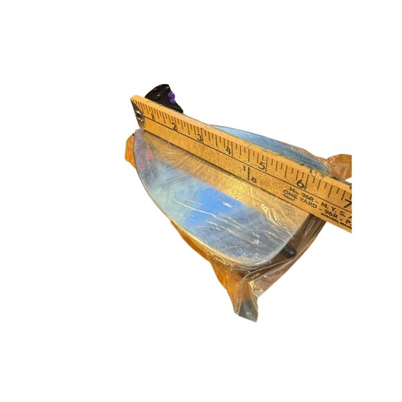 Folding Travel Iron With Heavy Chromium Finish Rigid Lock Handle Compact Design - Picture 3 of 7